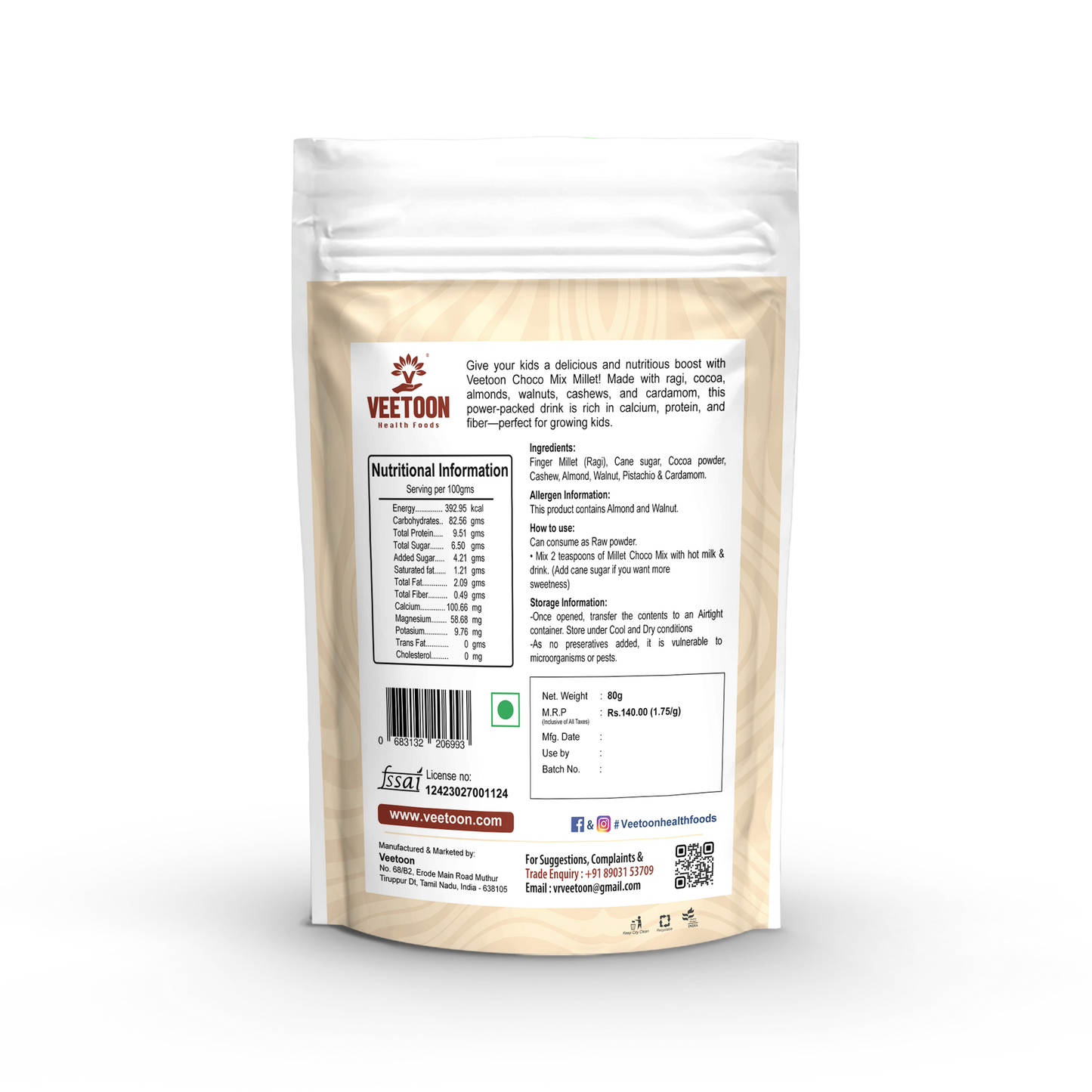 Choco Mix Millet - Ragi Choco Malt