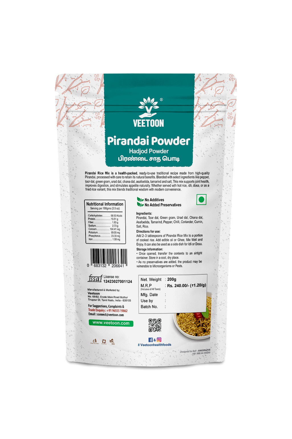 PIRANDAI RICE MIX