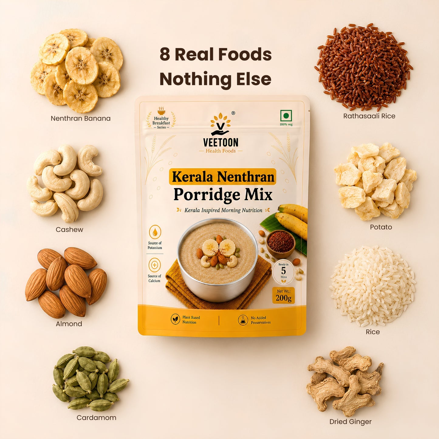 Kerala Nenthran Porridge Mix