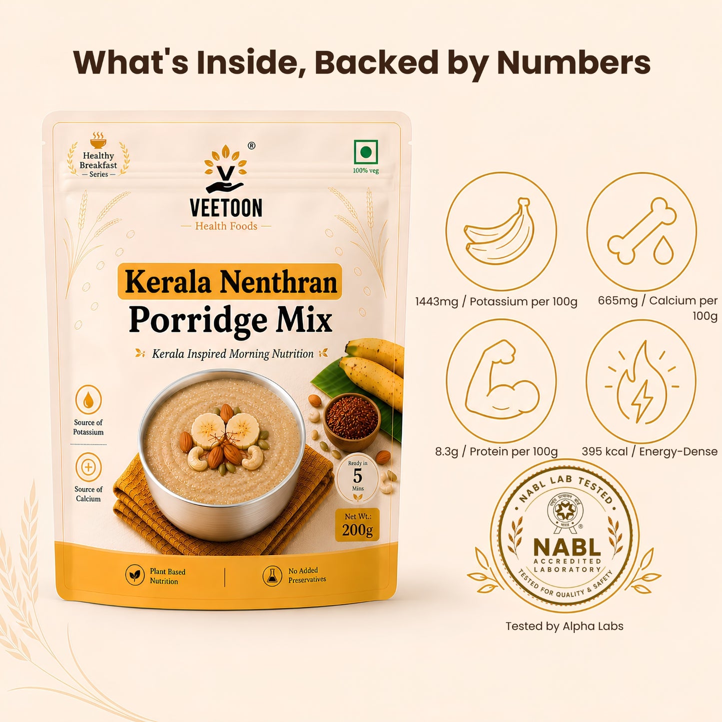 Kerala Nenthran Porridge Mix