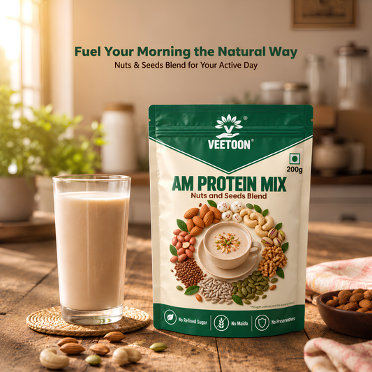 Veetoon AM Protein Mix nut and seed blend pouch