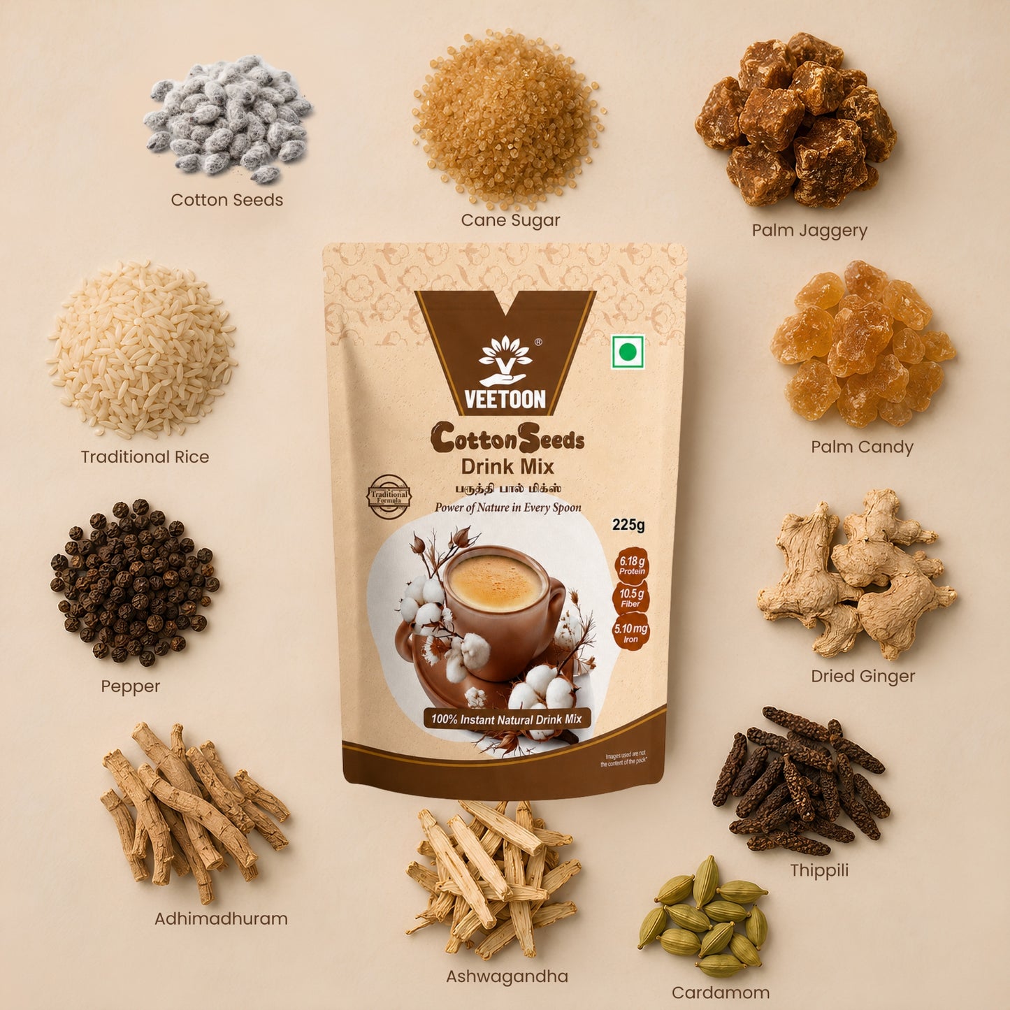 Cotton Seeds Mix - Paruthi Paal Mix
