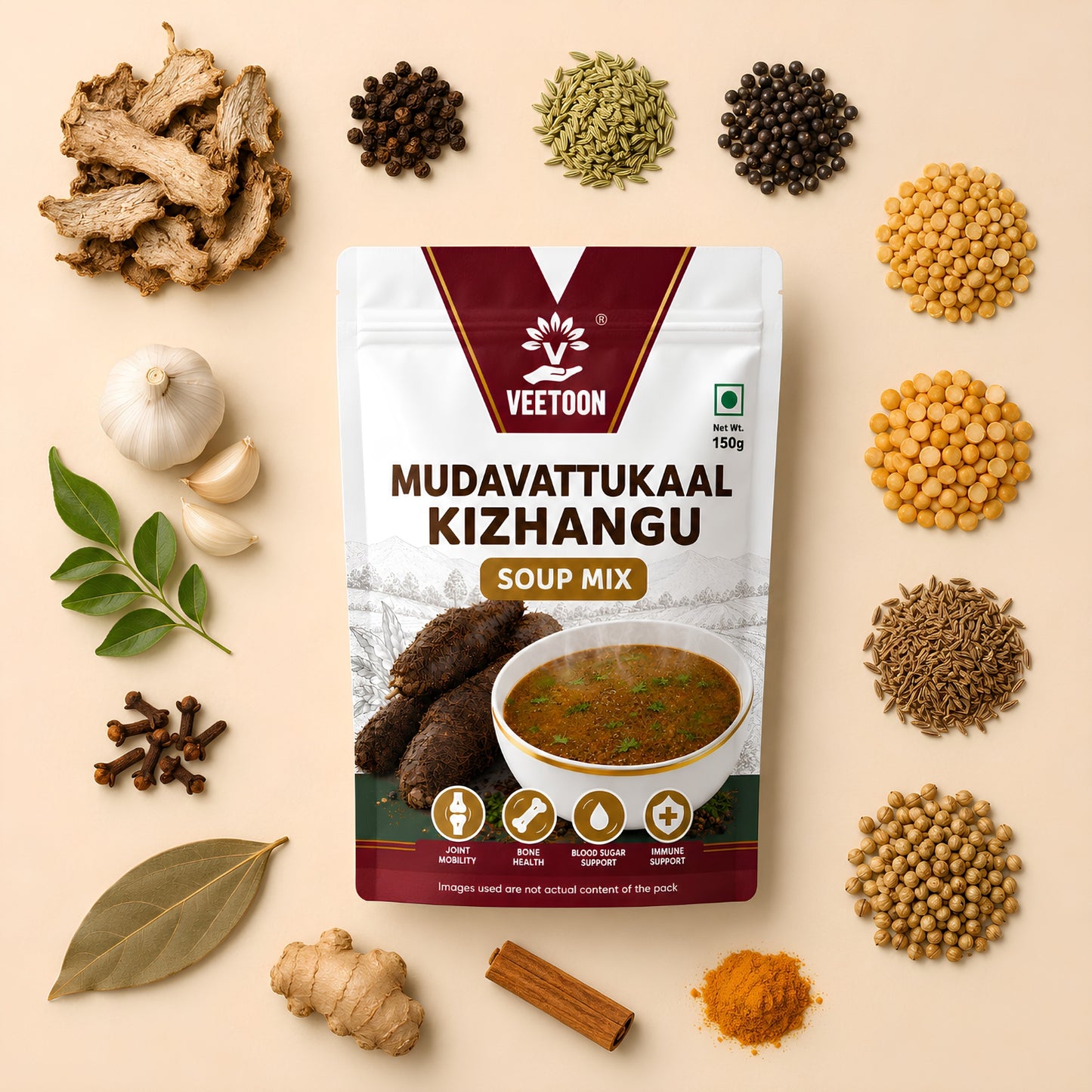Mudavattukaal Kizhangu Soup Mix
