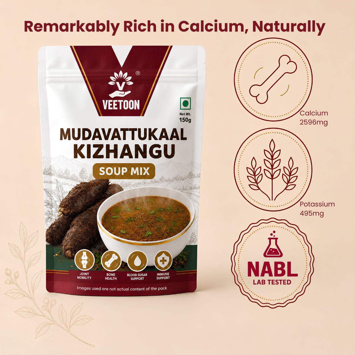 Mudavattukaal Kizhangu Soup Mix