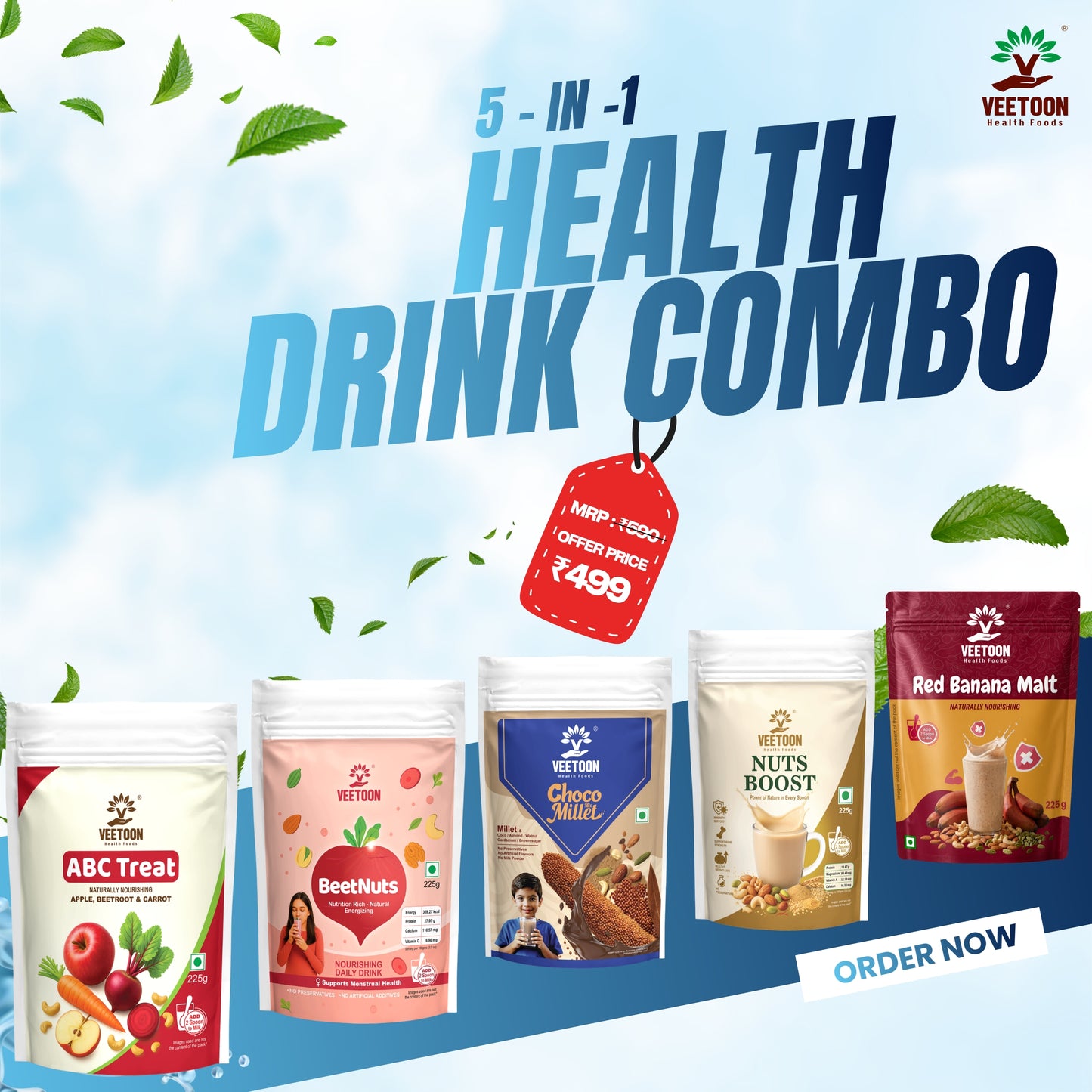 5-in-1 Health Drink Combo