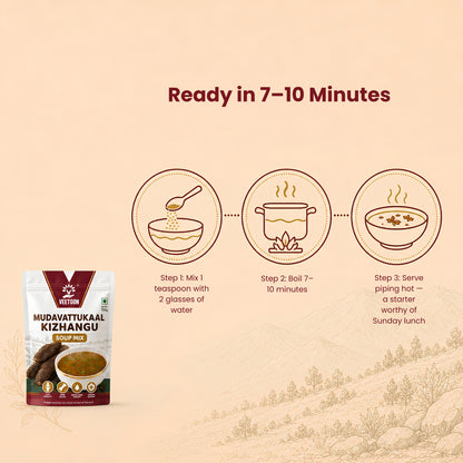 Mudavattukaal Kizhangu Soup Mix