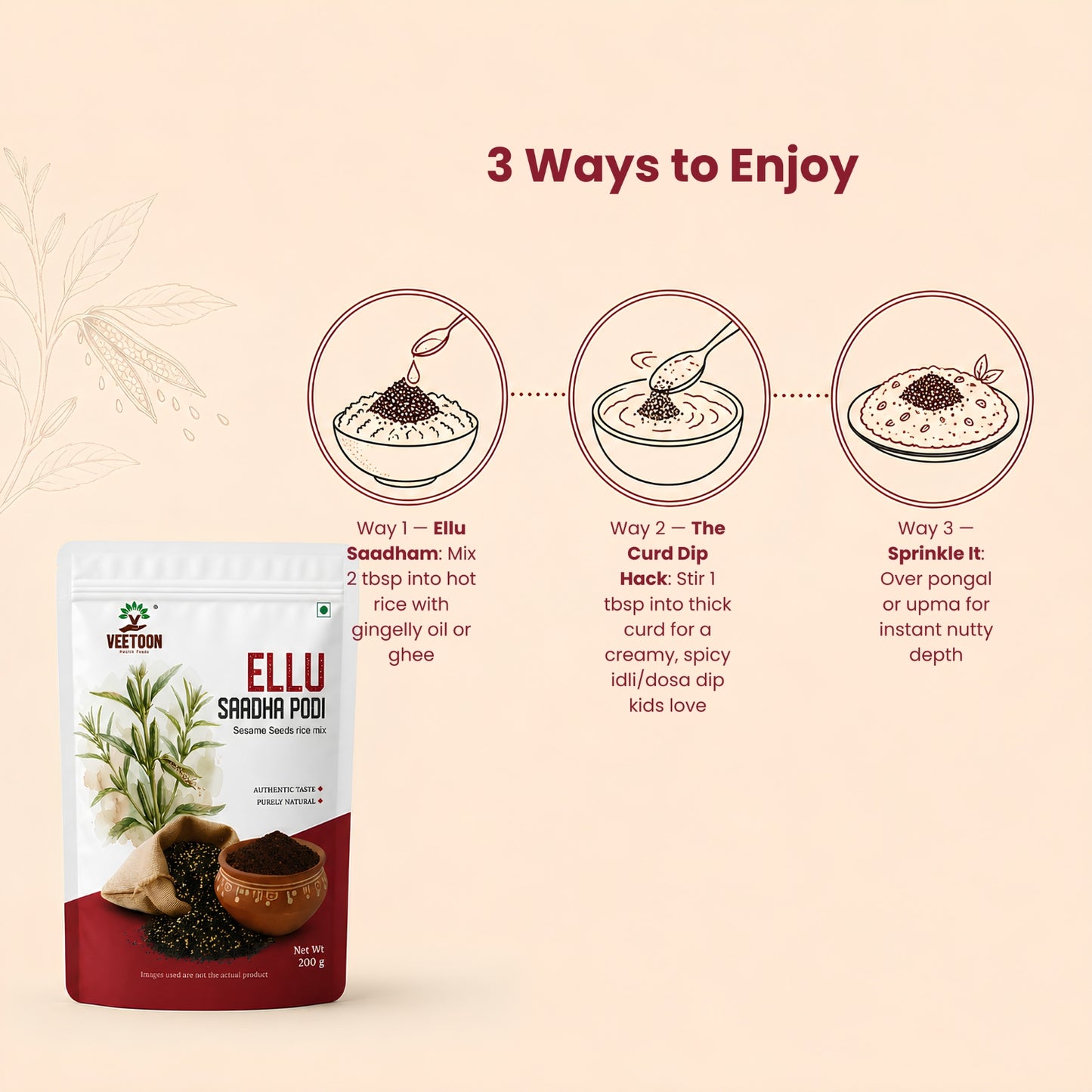 Ellu Rice Mix (Sesame Rice Mix)