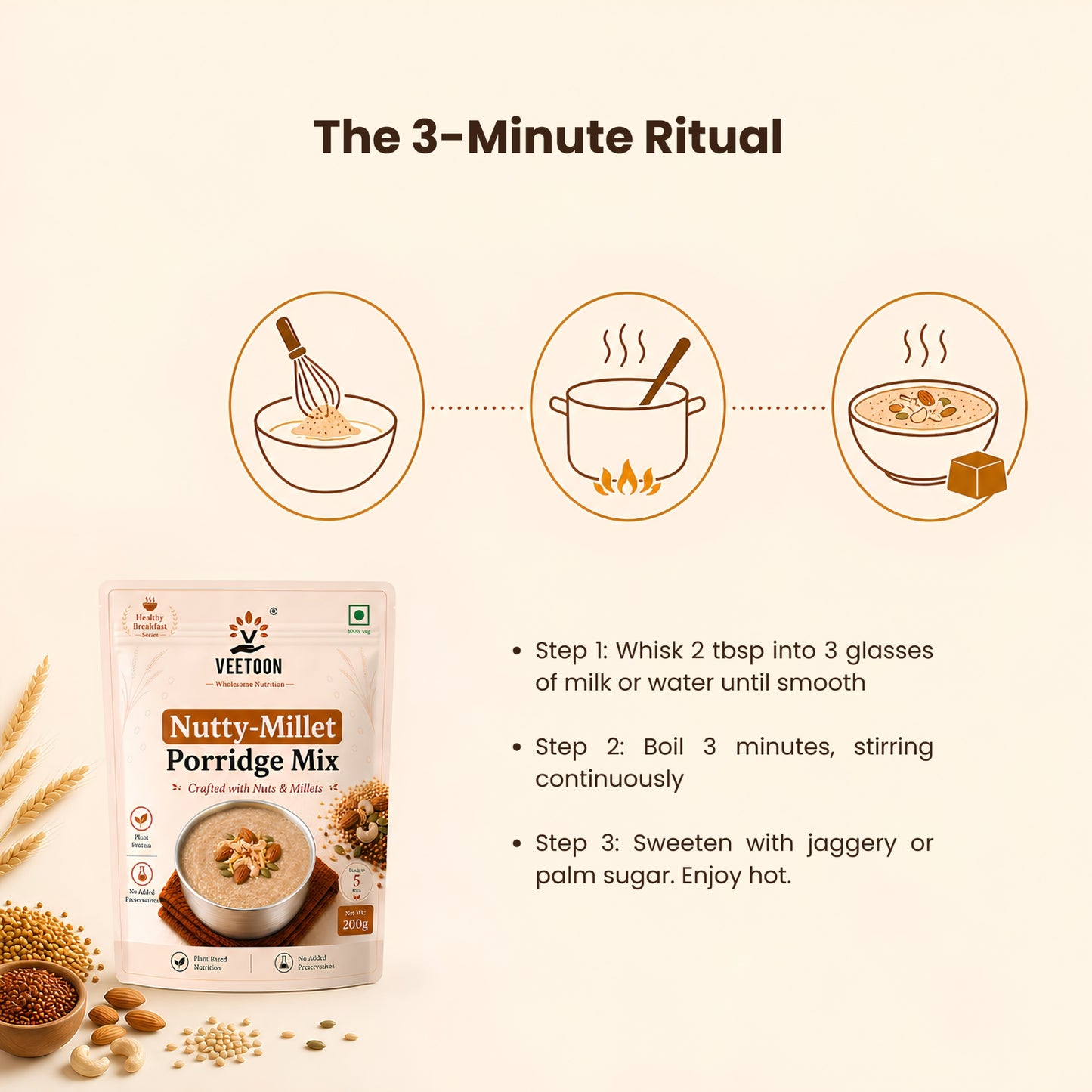 Nutty Millet Porridge Mix