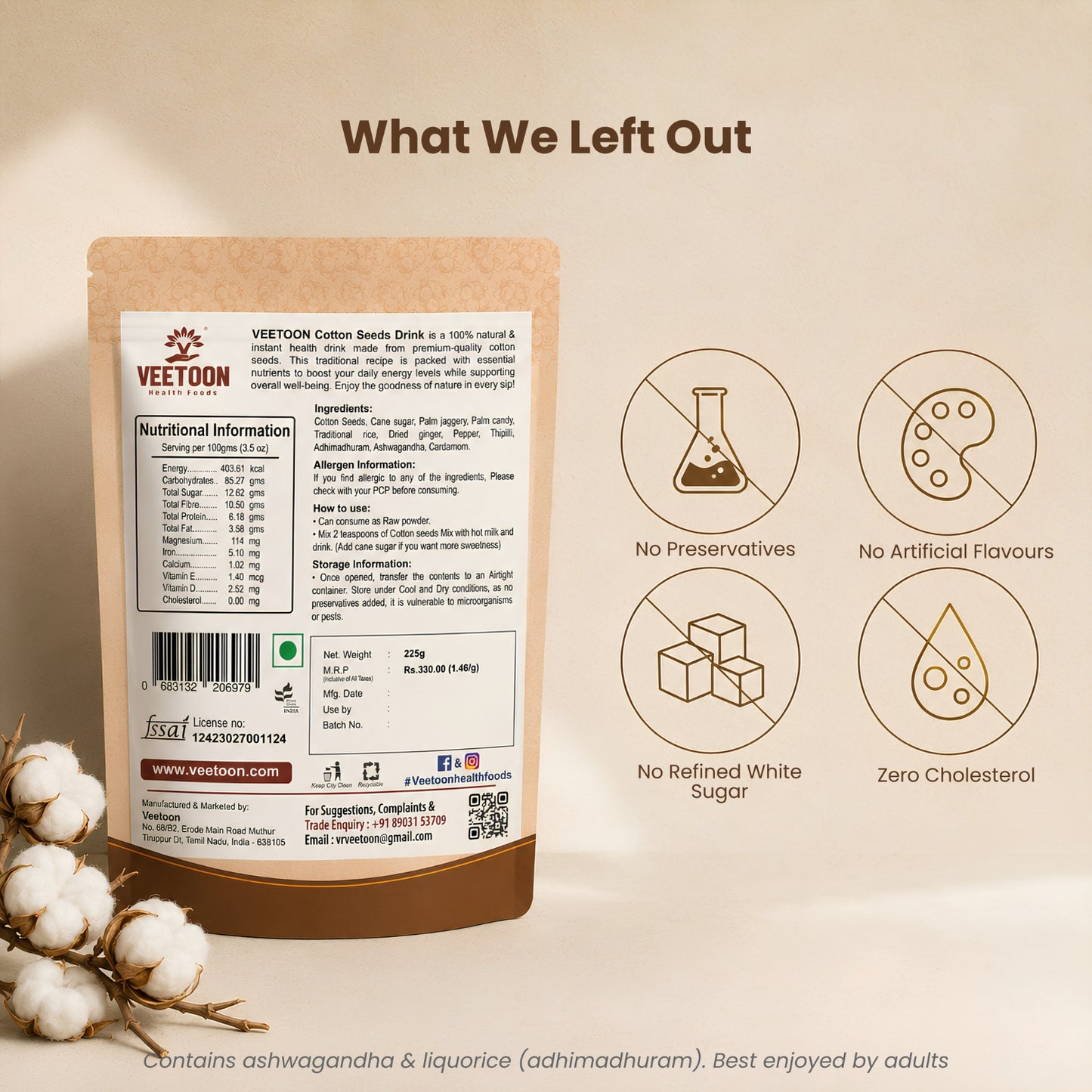 Cotton Seeds Mix - Paruthi Paal Mix