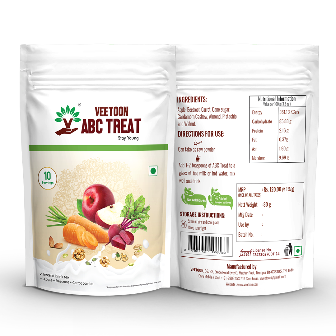 ABC Malt -Buy Healthy Apple-Beetroot-Carrot Malt Online | Veetoon