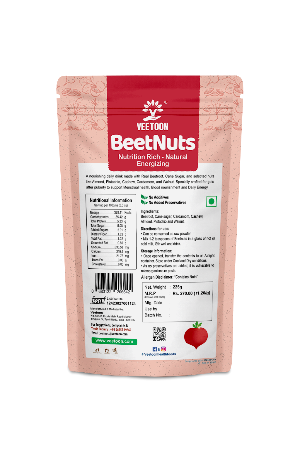 BeetNuts - Buy BeetNuts  Powder Online | Veetoon
