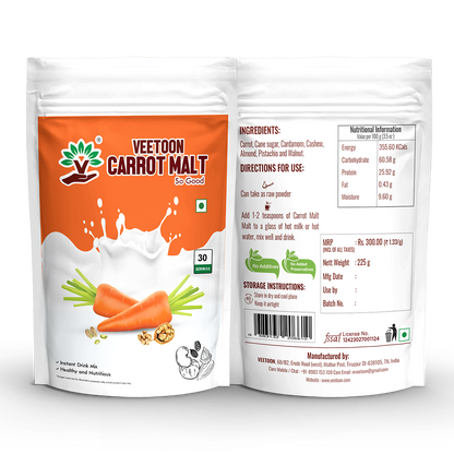 Carrot Malt - Buy Carrot Powder Malt Online | Veetoon