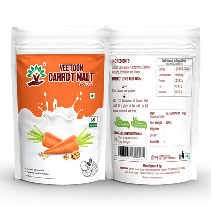 Carrot Malt - Buy Carrot Powder Malt Online | Veetoon