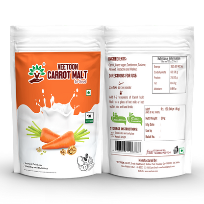 Carrot Malt - Buy Carrot Powder Malt Online | Veetoon
