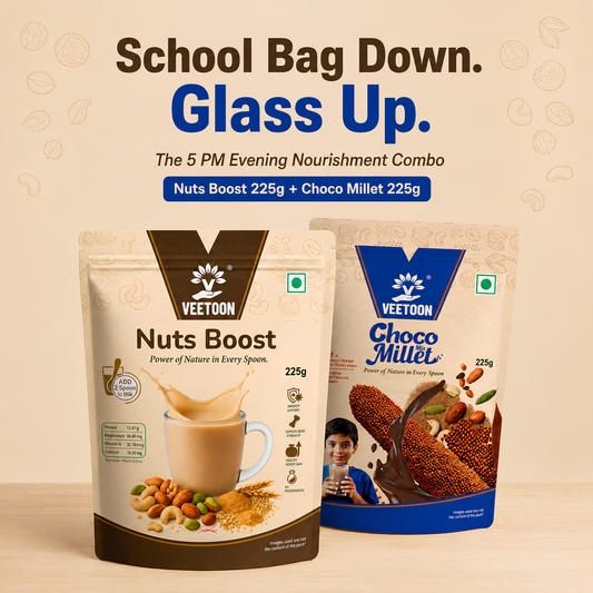 Nuts Boost + Choco Millet Combo — 225g + 225g