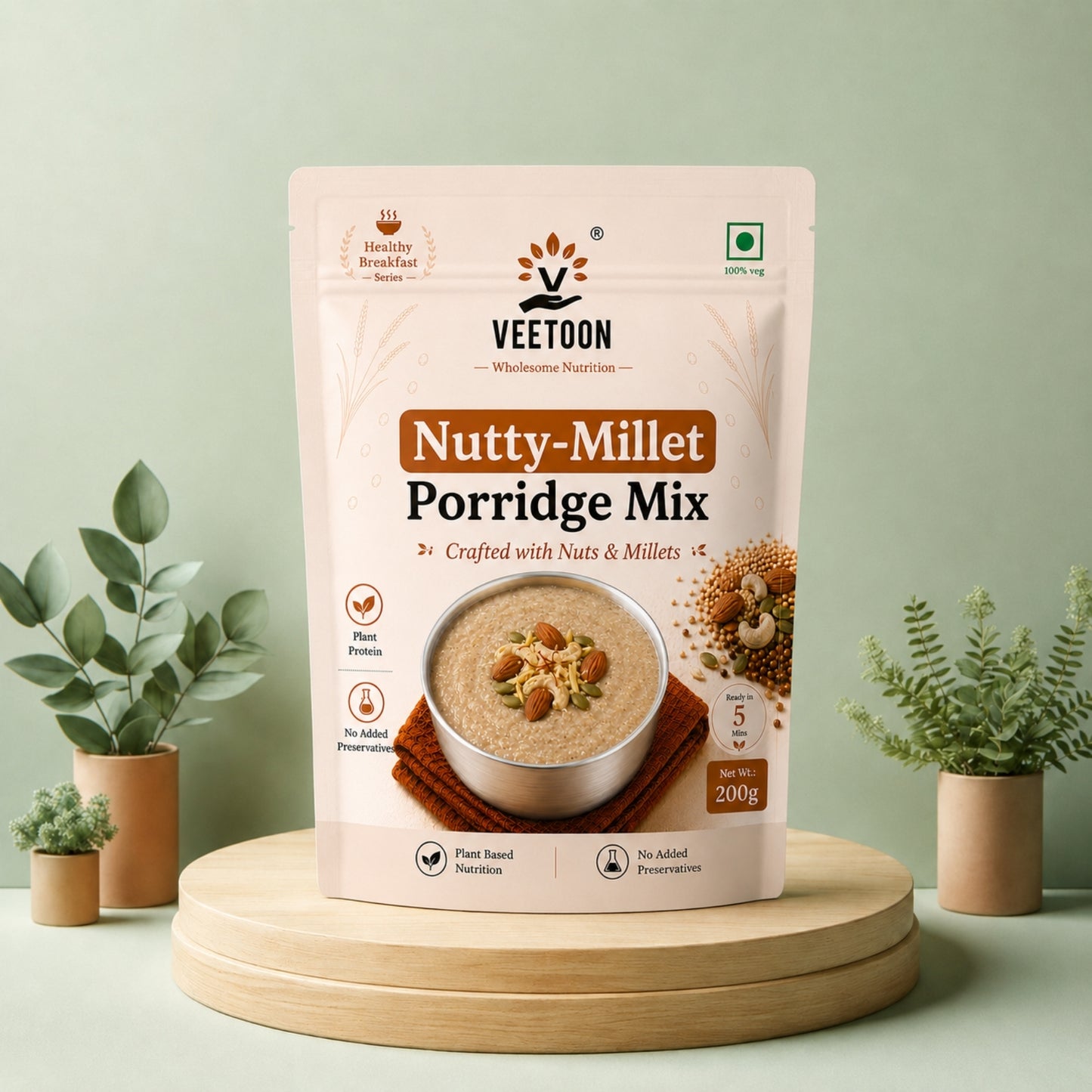 NUTTY MILLET PORRIDGE MIX