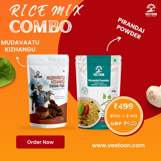 Pirandai & Mudavaatu Rice Mix Combo