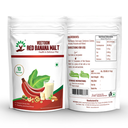 Red Banana Malt - Buy Red Banana Malt Online | Veetoon