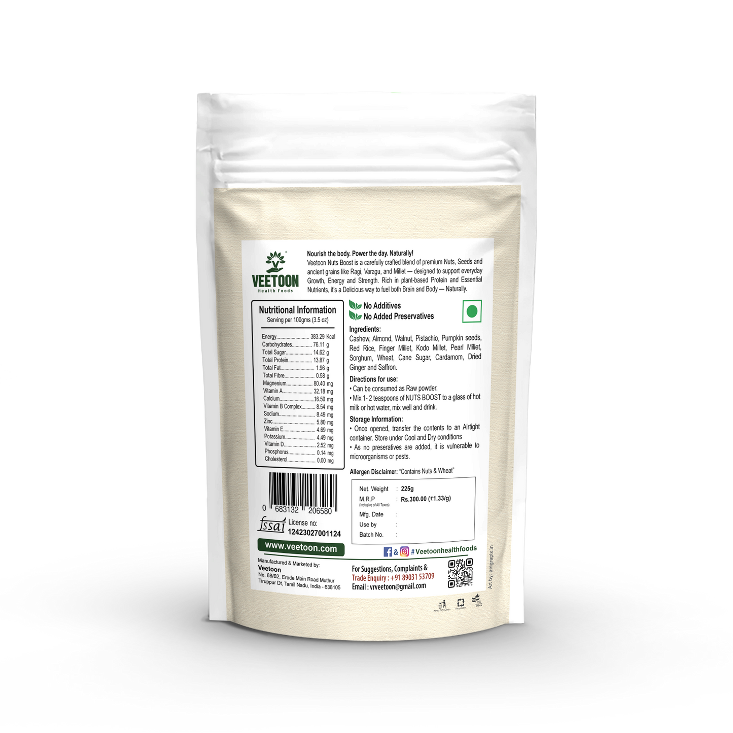 Nuts Boost Drink - Buy Kids Nuts Drink Online | Veetoon