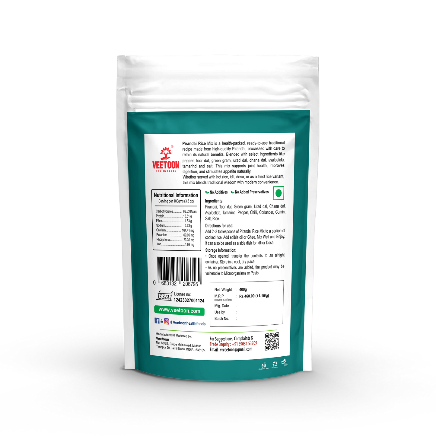 PIRANDAI RICE MIX