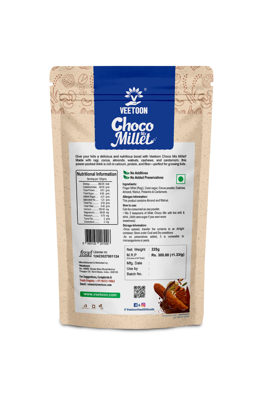 Choco Mix Millet - Ragi Choco Malt