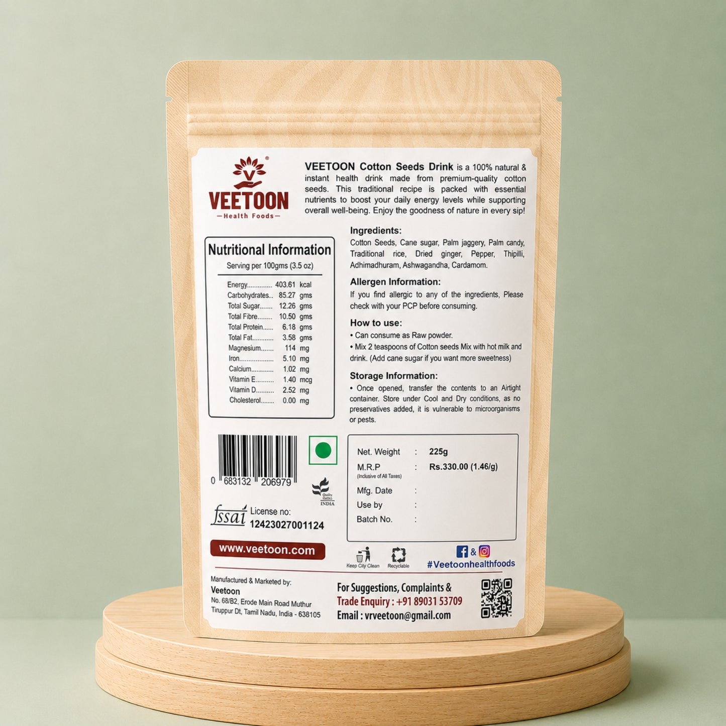 Cotton Seeds Mix - Paruthi Paal Mix