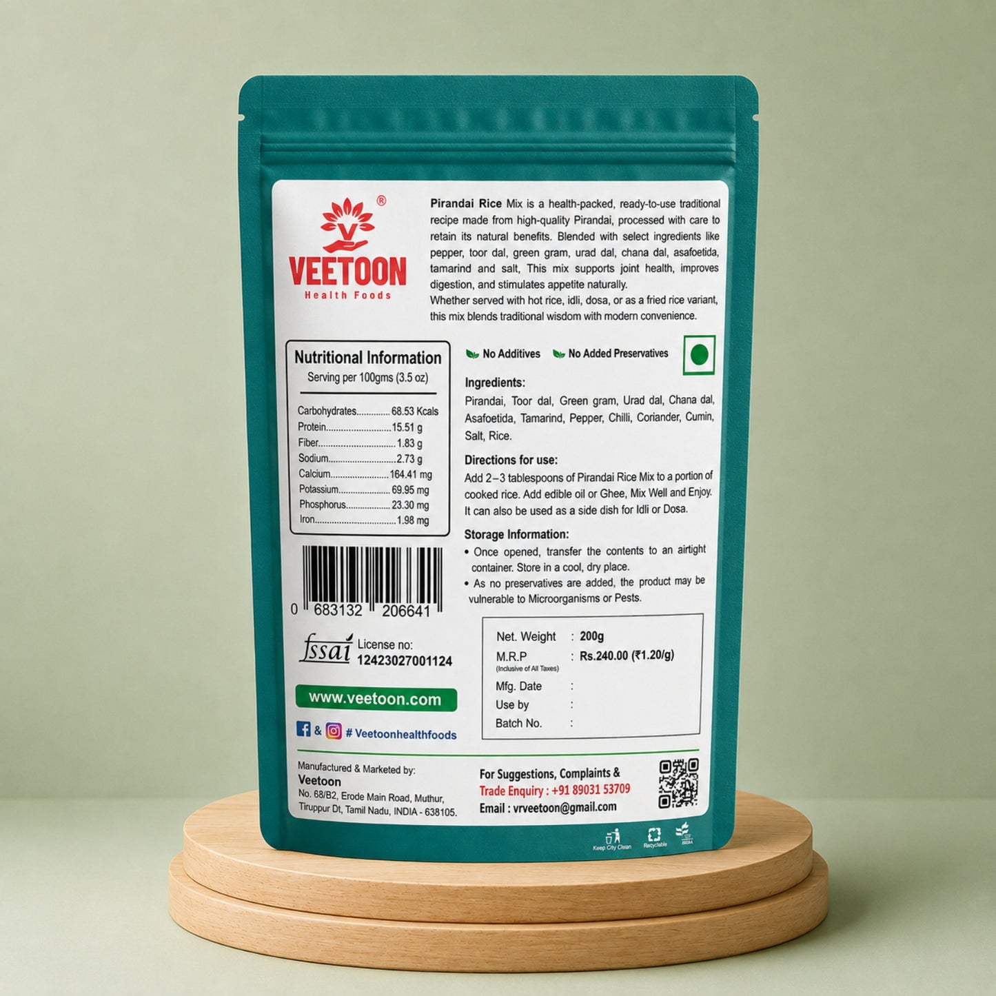 PIRANDAI RICE MIX