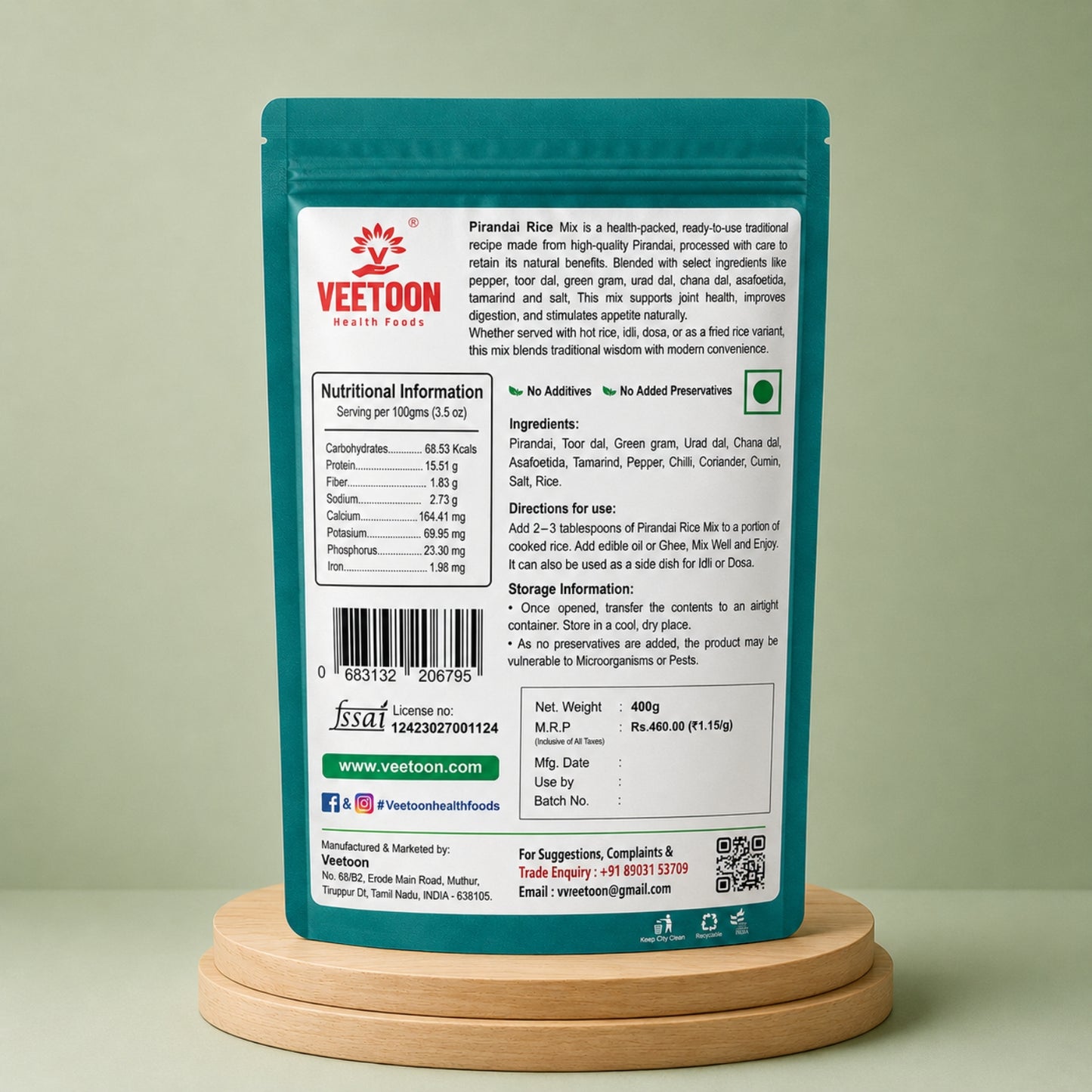 PIRANDAI RICE MIX