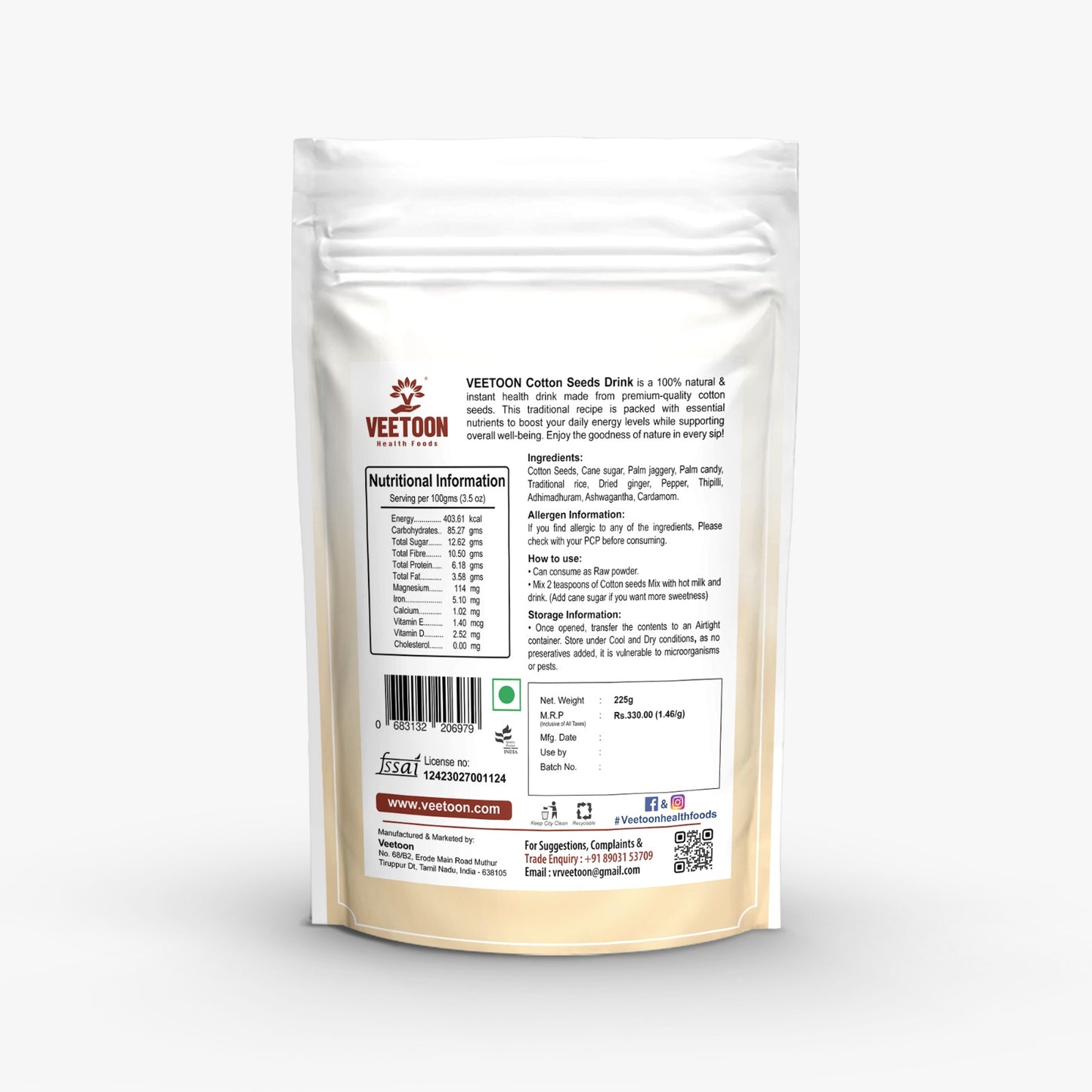 Cotton Seeds Mix - Paruthi Paal Mix